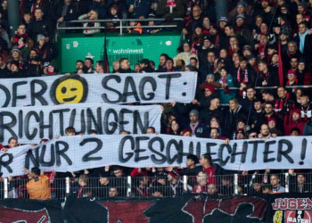 German footballing authorities demand action against fans brandishing ‘gender critical’ banner