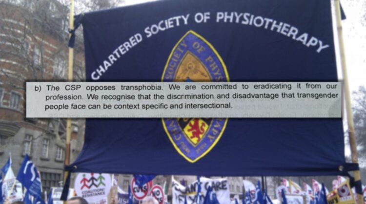 UK Physiotherapist Leaders Announce Goal To “Eradicate” Critics Of Gender Ideology From The Profession